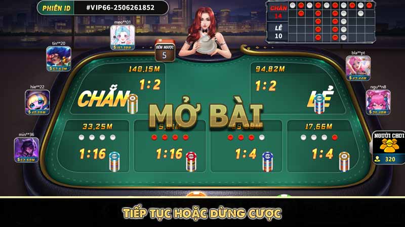 Tiếp tục hoặc dừng cược
